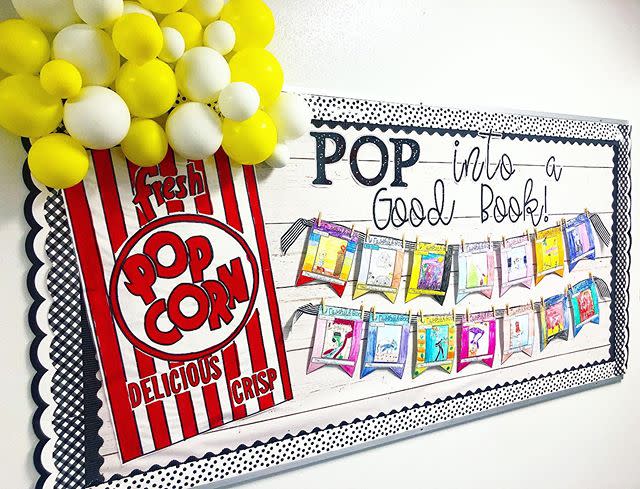 59) Popcorn Bulletin Board