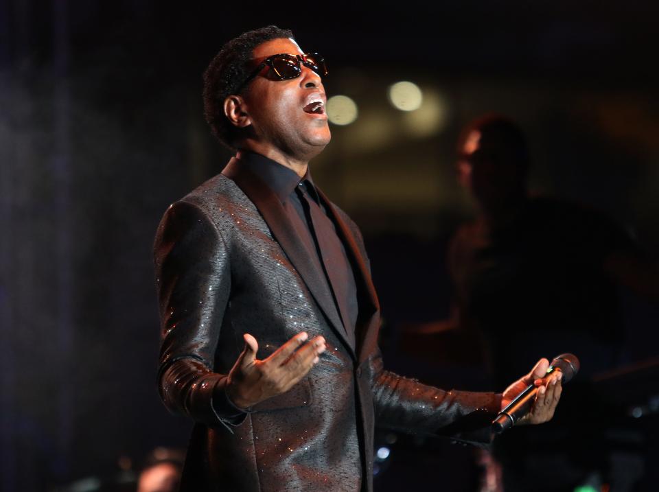 Kenneth "Babyface" Edmonds performing at the Cincinnati Music Festival in 2016. The success of The Deele's hits helped Edmonds and other band members go on to successful careers in the music industry. Edmonds returns to Cincinannati Music Festival this Saturday.