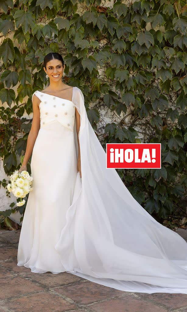 Ana Cristina Portillo vestida de novia