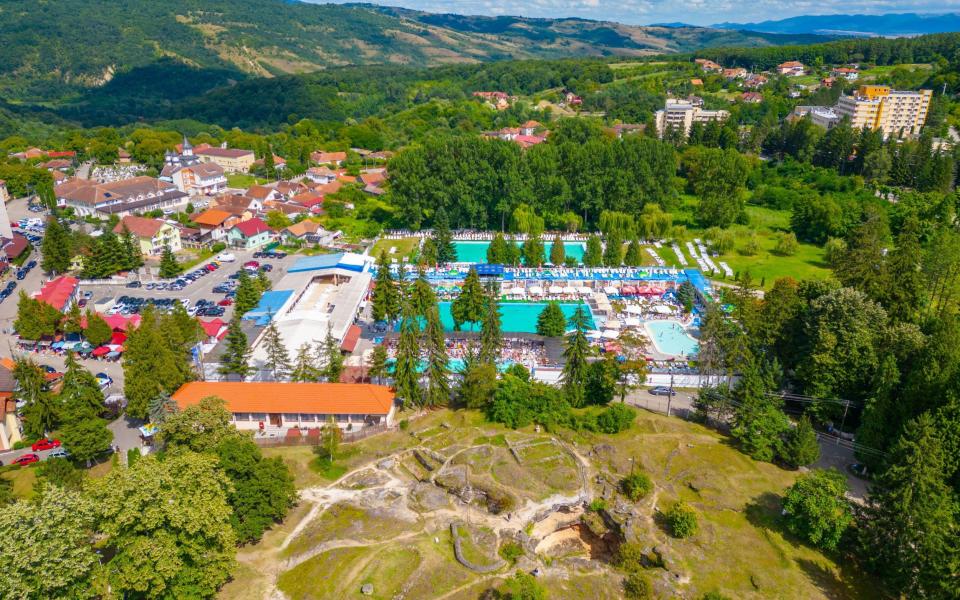 Germisara Roman Thermal Baths in Romania