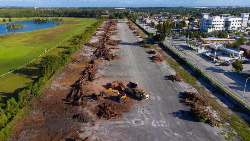 Vista aérea de Hialeah Park, donde se ubica el hipódromo de la ciudad, donde Prestige proyecta construir 343 unidades de alquiler en 12.6 acres a lo largo de East 4th Ave., entre East 22nd St. y East 30th St. Cortesía