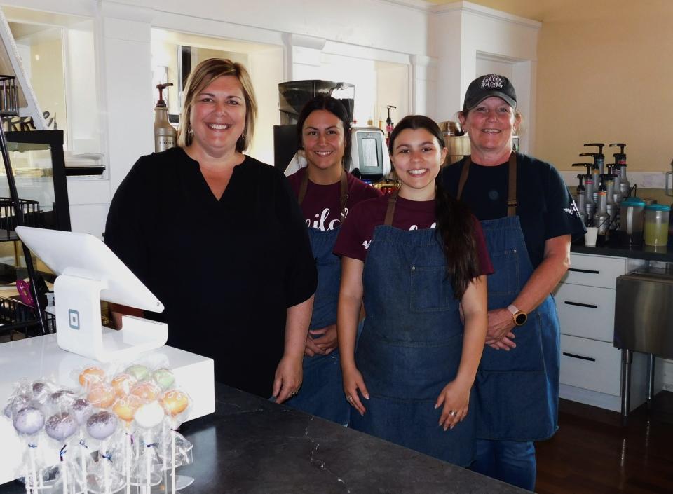 Carie Dickman, left, is the owner of Wild Brew and her staff includes, left to right, Cheyenne Rathbun, Rose Mira and Chris Smith.