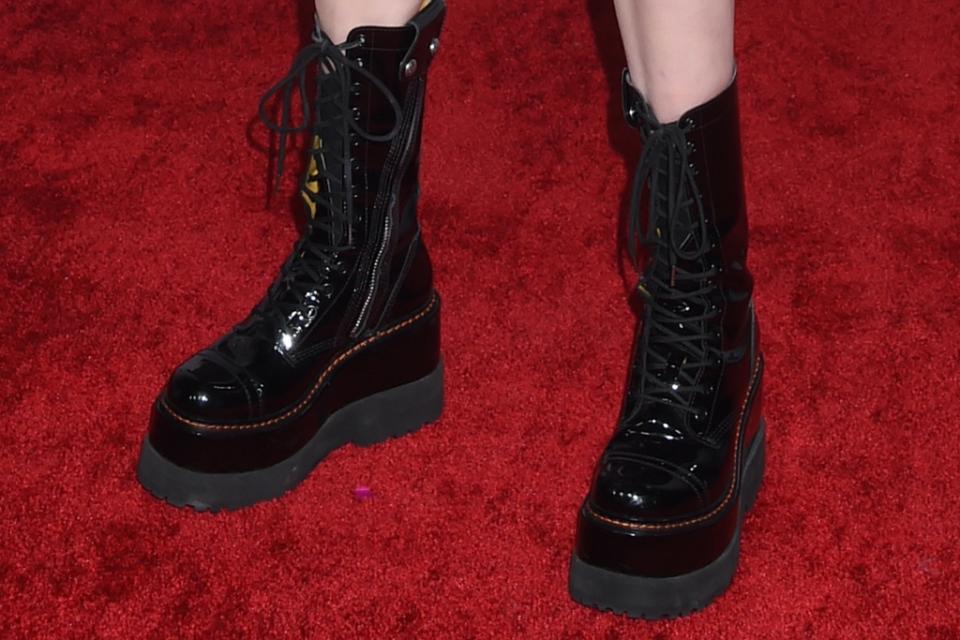 A closer look at Momsen’s boots. - Credit: PMC