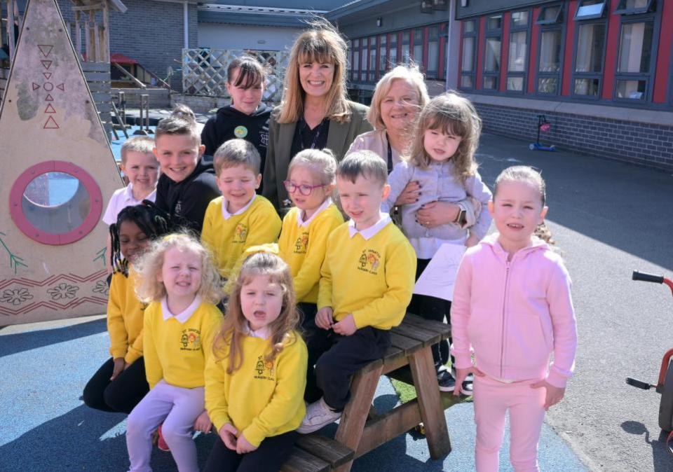 Glasgow Times: Nursery pupils at St Ignatius' Primary