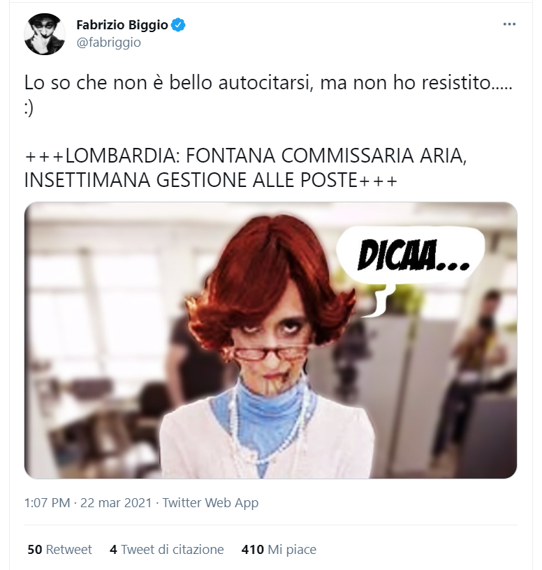 <p>Matteo Salvini ha detto la sua sul caos vaccinazioni: “Non sono più ammesse incertezze, e se qualcuno ha sbagliato, ha rallentato o non ha capito, paga, viene licenziato e cambia mestiere, come accade in qualsiasi impresa privata”. E proprio il leader del Carroccio ha ammesso il passaggio a Poste Italiane: “<strong>Entro settimana in Lombardia dovrà arrivare la nuova piattaforma di prenotazione di Poste italiane per le vaccinazioni anti Covid</strong>”. Da chi ha ironizzato sulla lentezza di Poste Italiane, a chi ha rispolverato il personaggio della signora Gisella de “I soliti idioti”, gli utenti sono apparsi scettici alla notizia della gestione delle prenotazioni vaccinali da parte di Poste.</p> 