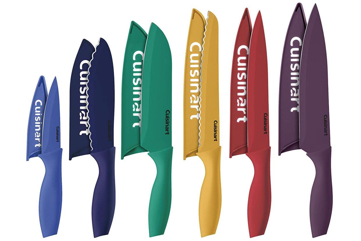 cuisinart 12-piece color knife set