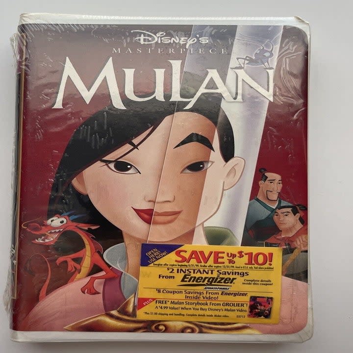 Mulan VHS tape