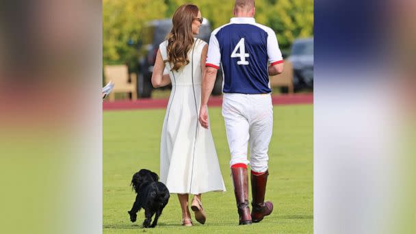 PHOTO: Catherine, Duchess of Cambridge and Prince William, Duke of Cambridge attend the the Royal Charity Polo Cup 2022 with Audi at Guards Polo Club on July 6, 2022 in Egham, England. (David M. Benett/Dave Benett/Getty Images for Audi)