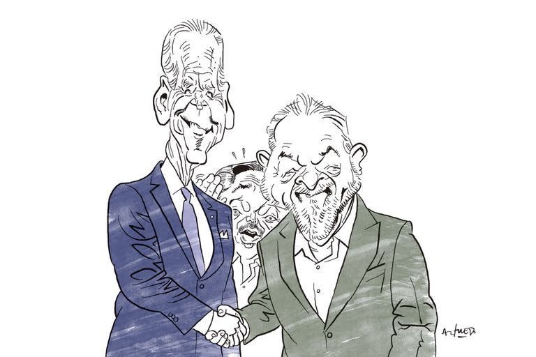 Joe Biden, Alberto Fernández y Lula da Silva