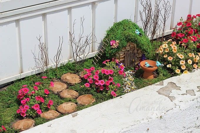 fairy garden window box