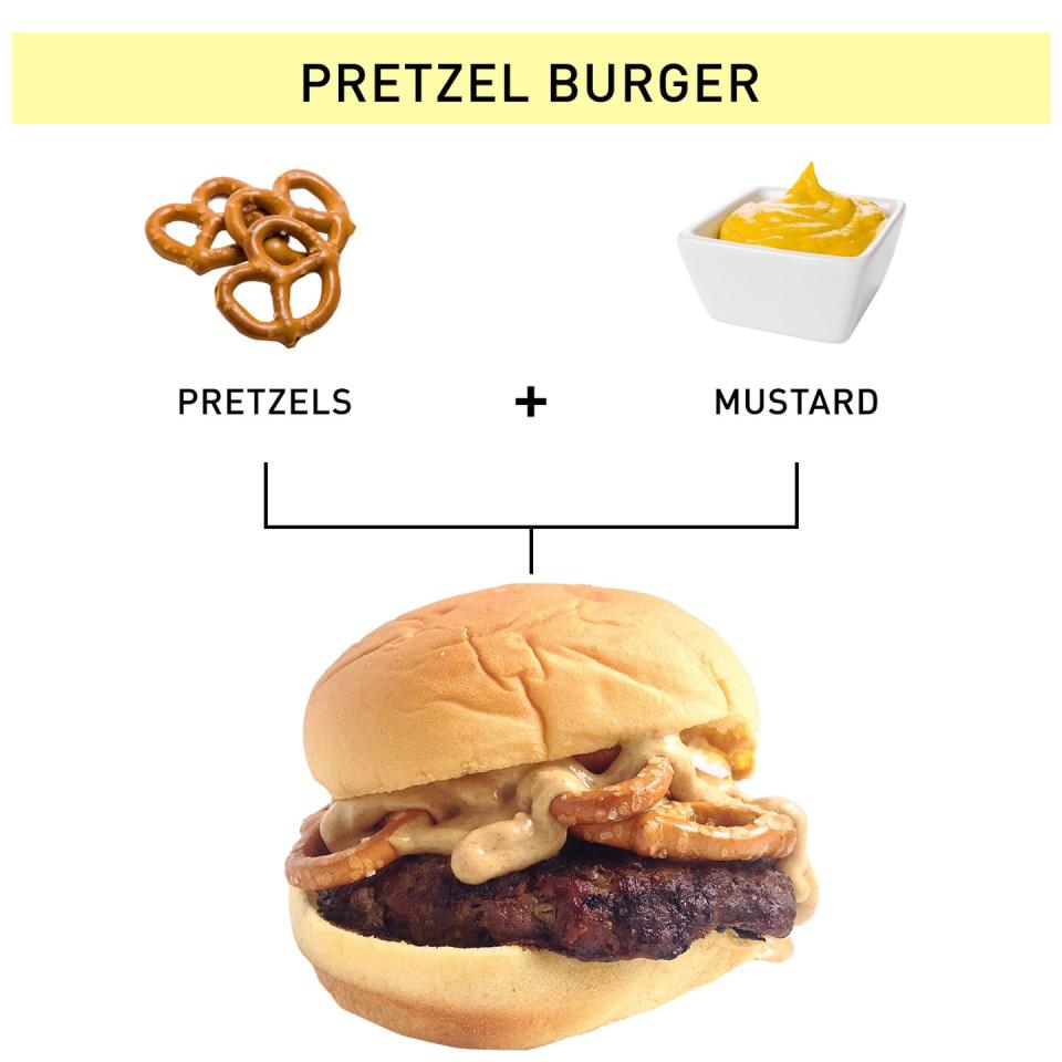 7. Pretzel Burger