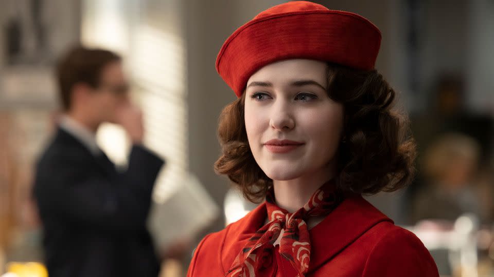 Rachel Brosnahan in the title role of "The Marvelous Mrs. Maisel." - Philippe Antonello/Prime Video