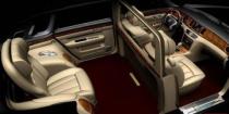 <p>The Geely GE is China's version of a Rolls-Royce. There are technically three seats, but passenger sits alone in the back. It looks incredibly luxurious, but riding in the GE also seems like it would get lonely after a while.</p>