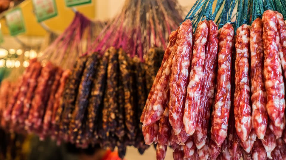 Chinese preserved sausages are usually steamed before serving. - onlyyouqj/Adobe Stock
