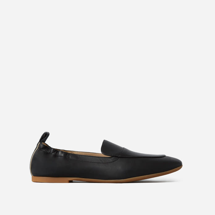 The Everlane Day Loafer’s whipped-soft Italian leather makes them cool and comfortable even without socks. Their cushioned insoles cradle your arches and drastically reduce the impact you feel when putting foot to pavement.