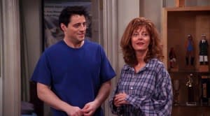 Susan Sarandon Reflects Friends Cameo Matt LeBlanc Sex Scenes It Was Real Family Environment