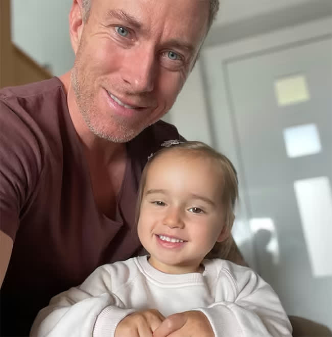 james jordan cuddling daughter ella