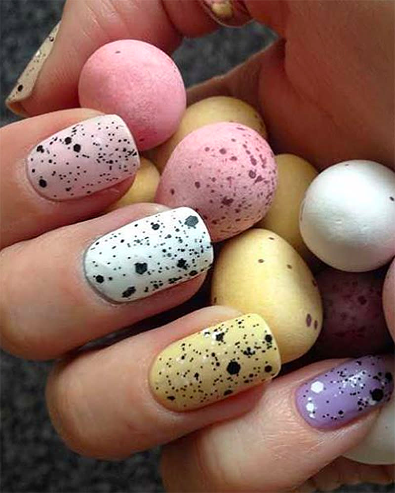 Speckled eggs