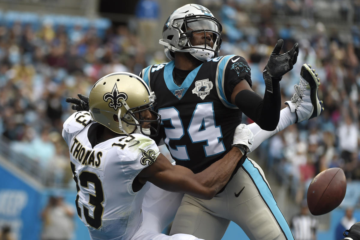 Carolina Panthers' James Bradberry gets interception, sack