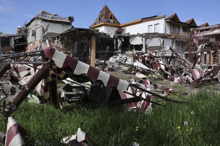 Escenas de destrucción en Zaporiyia