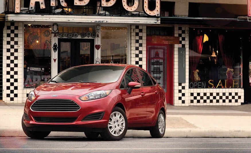 <p>But Ford’s smallest car with such a small engine piques our interest more than you’d expect, as the three-cylinder delivers nice midrange punch along with a surprisingly sonorous engine note, making for a nice complement to the Fiesta’s precise handling and fun personality.</p><p><a rel="nofollow noopener" href="http://www.caranddriver.com/ford/fiesta" target="_blank" data-ylk="slk:MODEL REVIEWS, PRICING, AND MORE >>;elm:context_link;itc:0;sec:content-canvas" class="link ">MODEL REVIEWS, PRICING, AND MORE >></a></p>