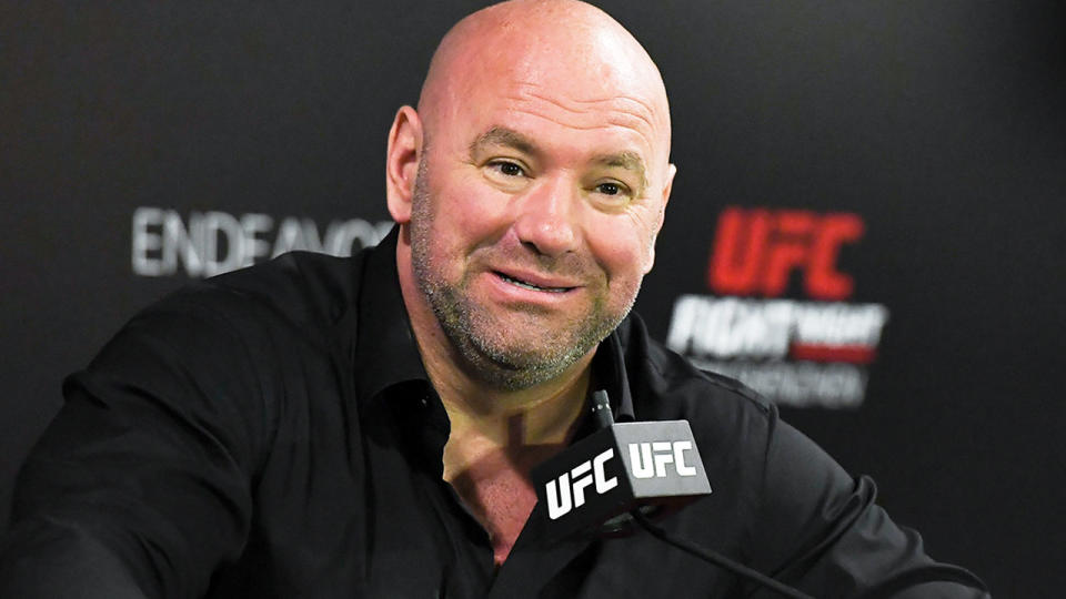 Pictured here, UFC president Dana White.