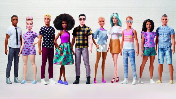 The new line of Barbies.<br>(Photo: Mattel/Twitter)