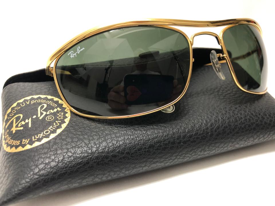 Aviators like these have been Ray-Ban staples since WWII.