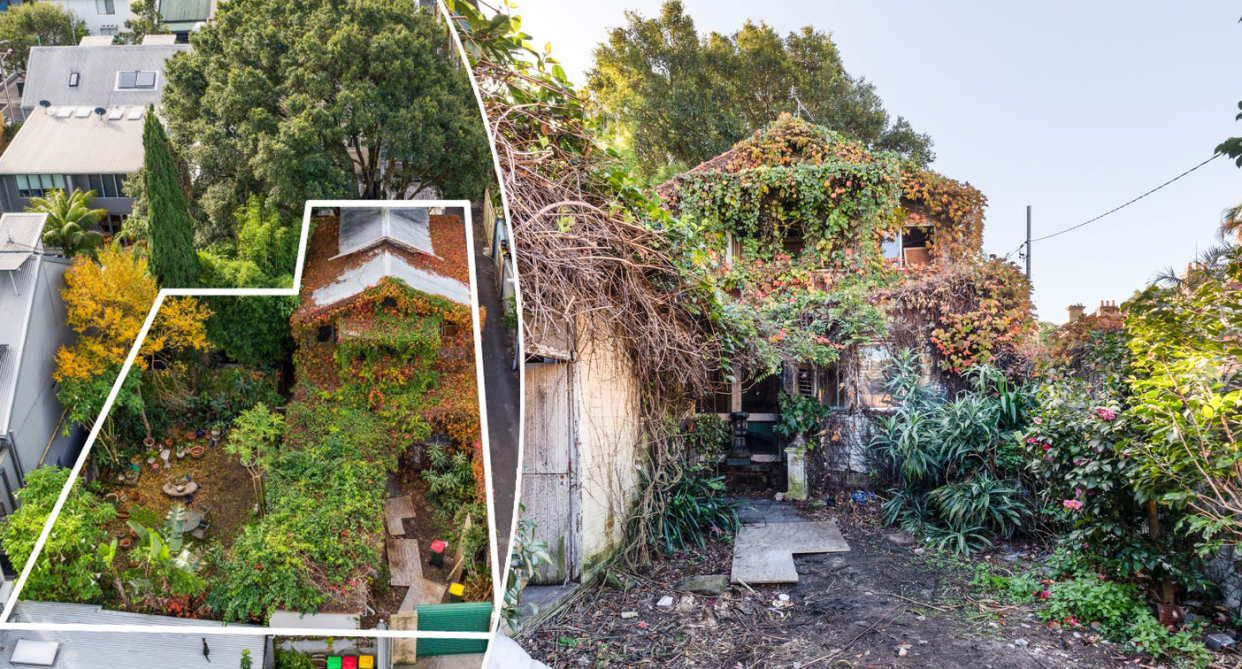 The neglected house could come with a $3 million price tag. Source: REA Group