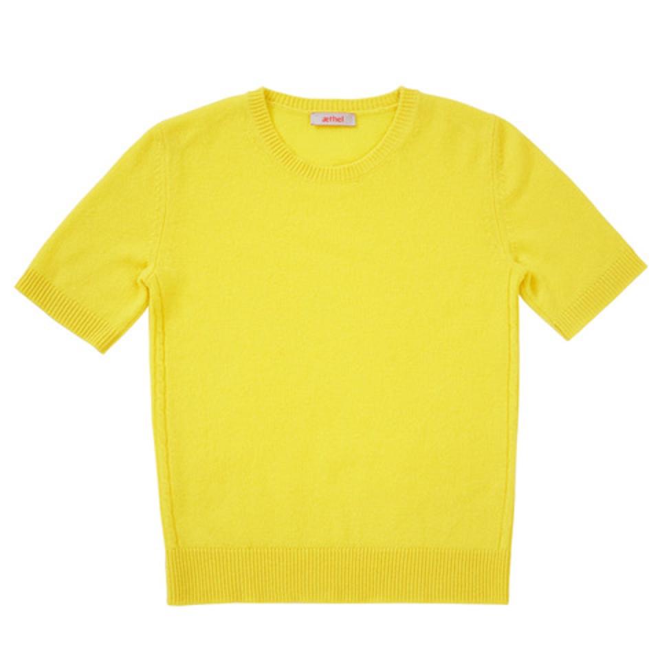 Short sleeve cashmere jumper, £185 aethel.com (Aethel)