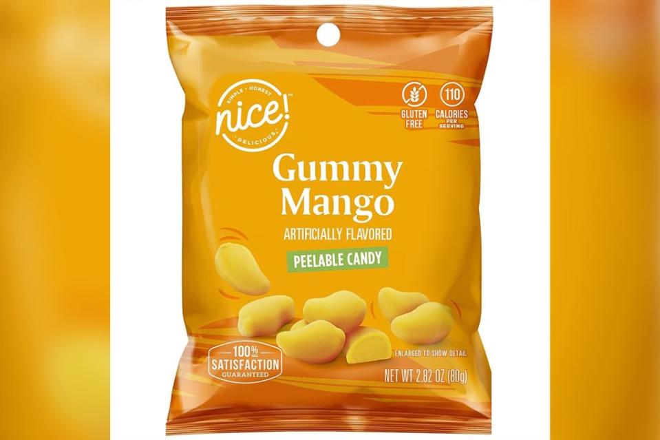 The Nice! brand gummy mange has inspired a new line of peelable candy. Walgreens