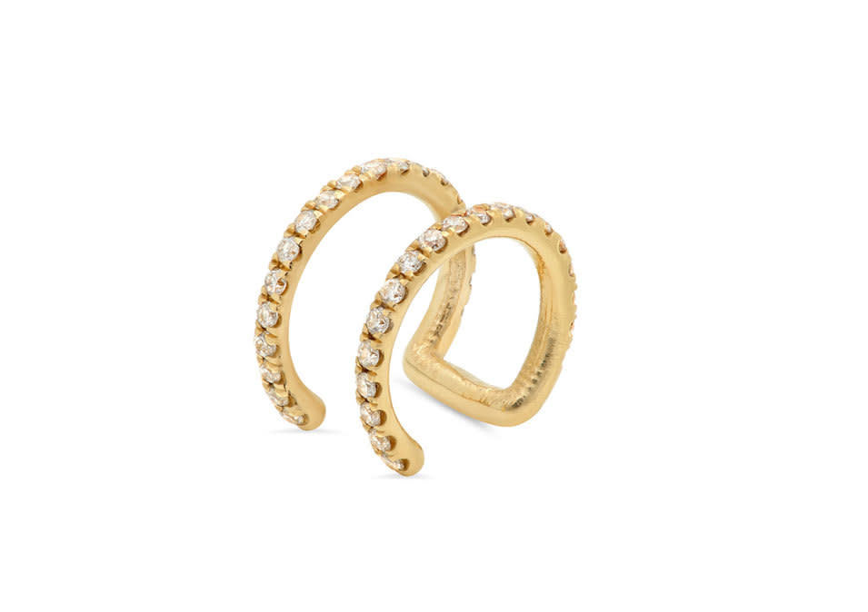 Established Double Lip Ring, $1,610, establishedjewelry.com