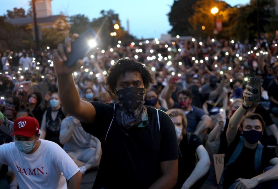 A Look Back at Protests at the White House