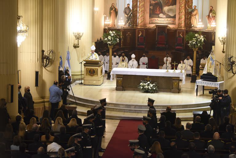 La celebración del tedeum por el 9 de Julio, en la Catedral Nuestra Señora del Rosario, en Tucumán