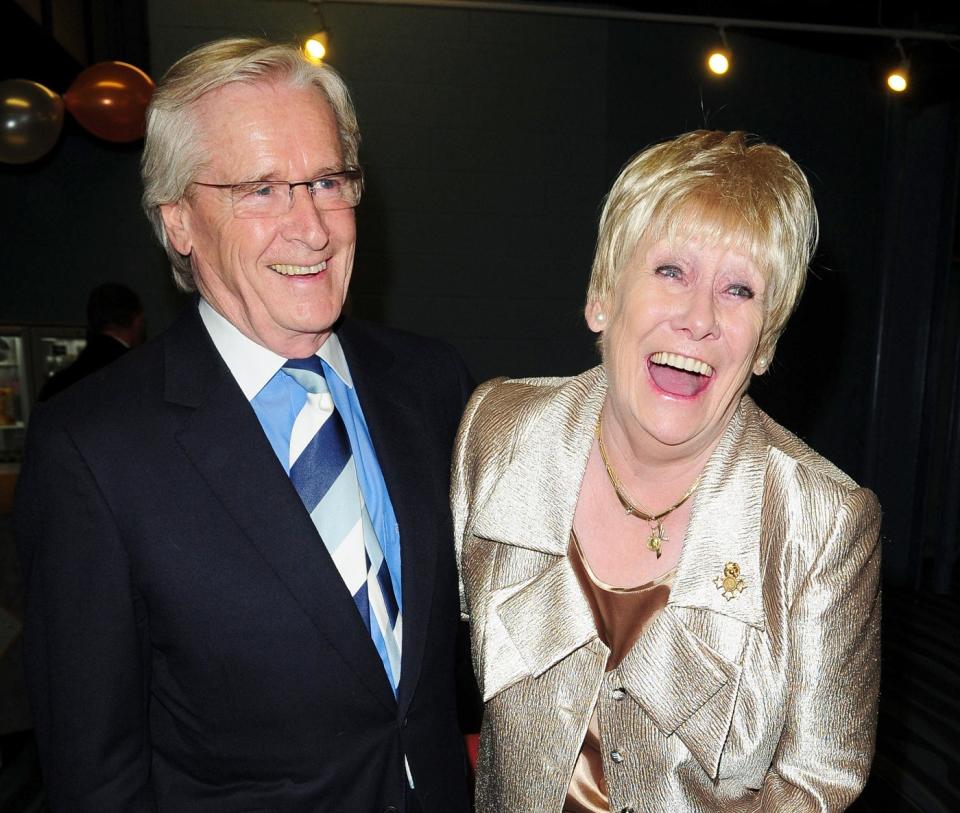 Bill and Liz were good friends. Copyright: [Rex]