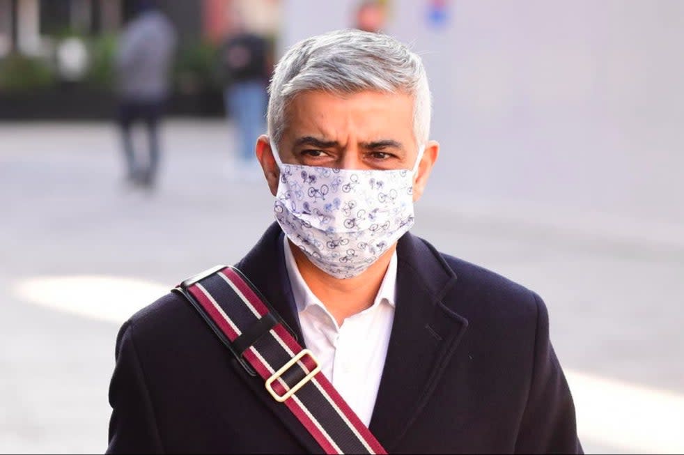 London mayor Sadiq Khan (PA)