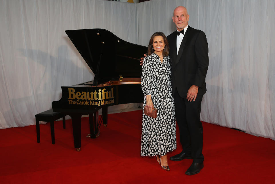 Lisa Wilkinson and Peter FitzSimons in 2017