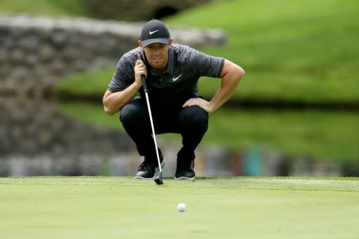 Northern Ireland's Rory McIlroy was among the 19 players within four strokes of Poulter by the end of the day