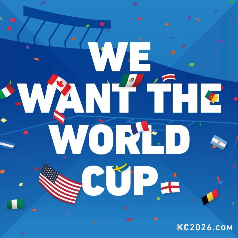 Here’s a social media “card” that made the rounds Thursday morning as officials from FIFA visited and toured Kansas City as a potential host city for the 2026 World Cup.