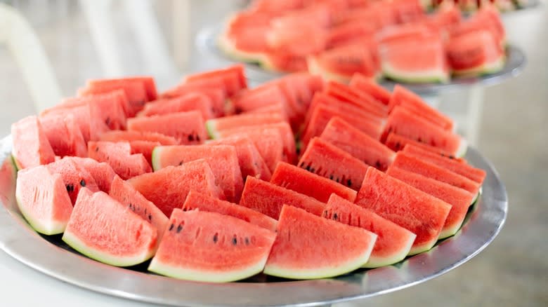 Slices of watermelon