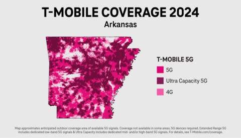 T-Mobile Coverage 2024 (Graphic: Business Wire)