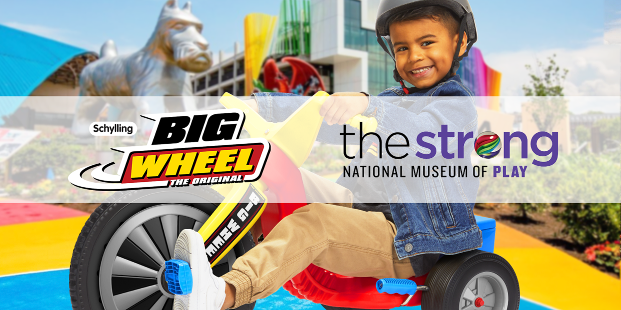 Big Wheel Event at the Strong National Museum of Play flyer.
