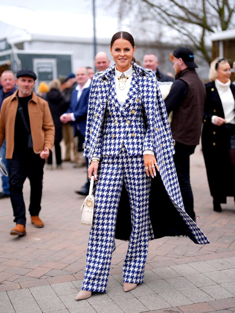 Jade Holland Cooper arrives for day two of the 2024 Cheltenham Festival at Cheltenham Racecourse. Picture date: Wednesday March 13, 2024.