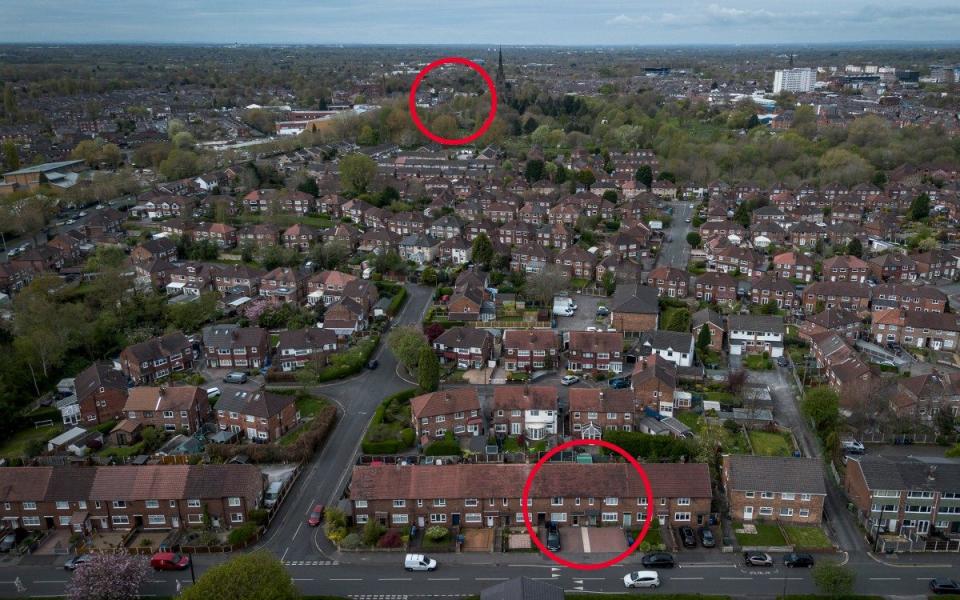 Angela Rayner was registered at her house in Vicarage Road, Stockport, while her husband at the time lived in Lowndes Lane, around a mile away