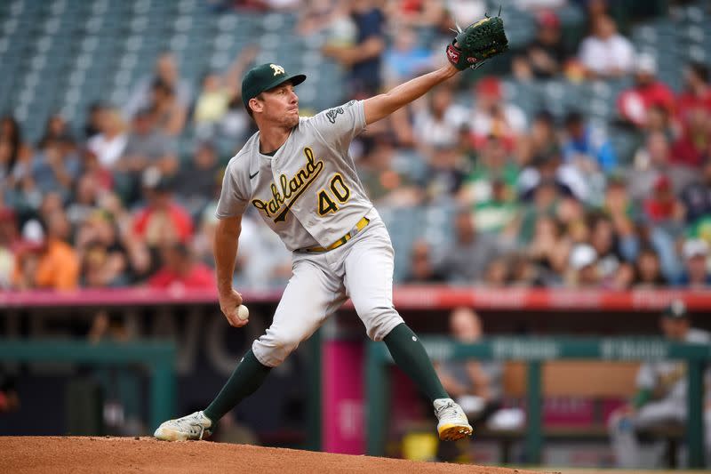 MLB: Oakland Athletics at Los Angeles Angels