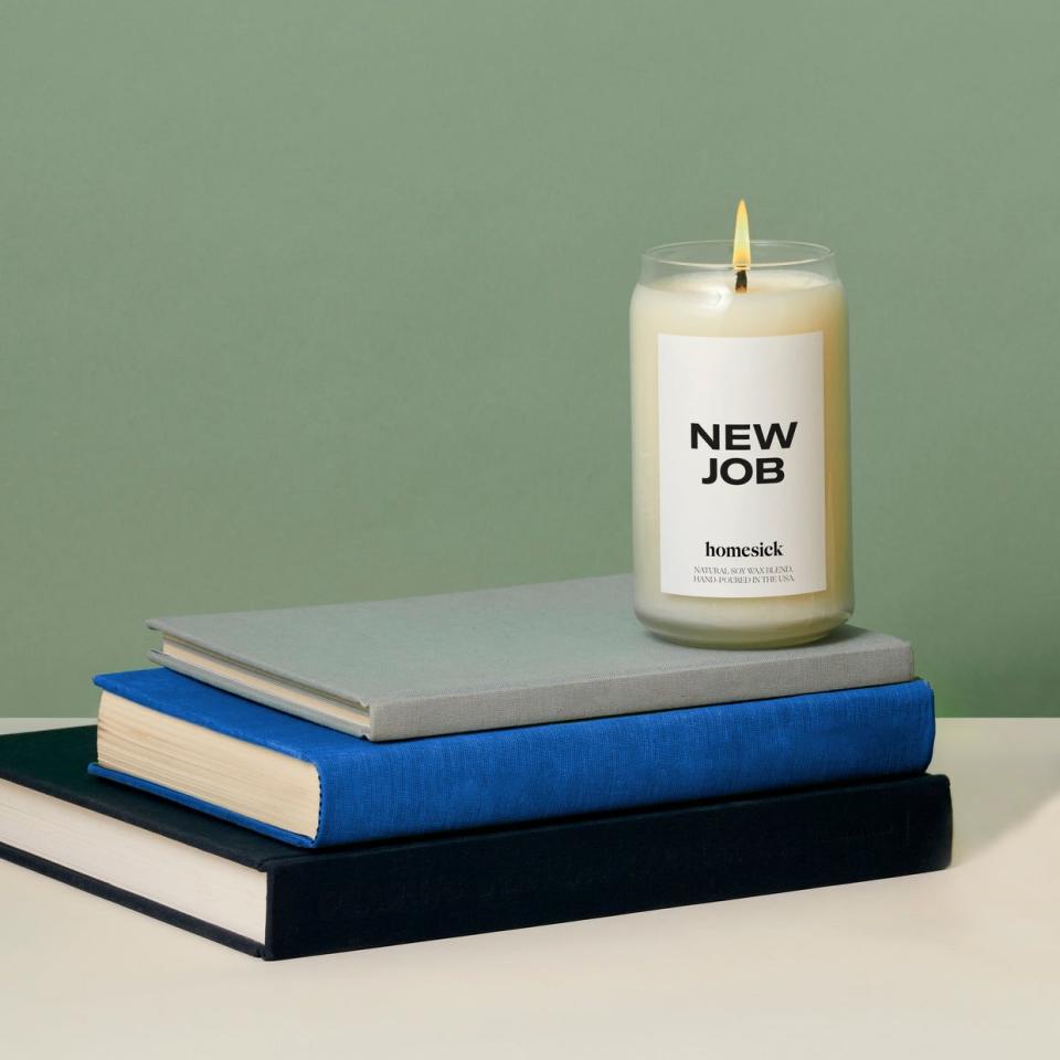 26) Homesick New Job Candle