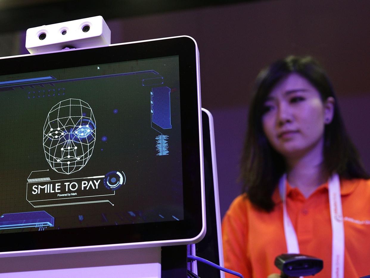 facial recognition pay station