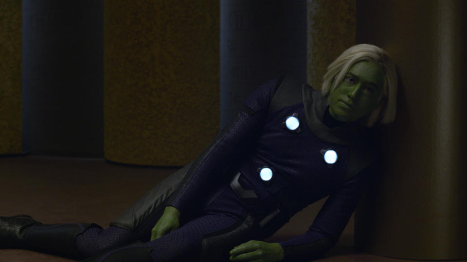 Brainiac-5 (Jesse Rath) is dying in Supergirl. (Warner TV)