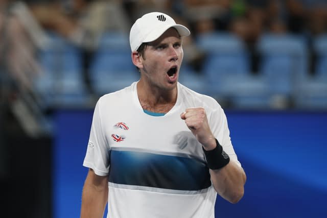 Cameron Norrie pictured during the ATP Cup