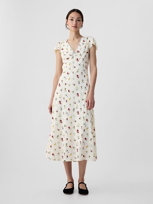 Gap × DÔen Floral Midi Dress